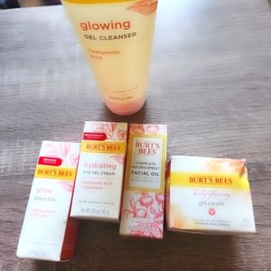 Burt's Bees Truly Glowing Set of 5 UNOPENED